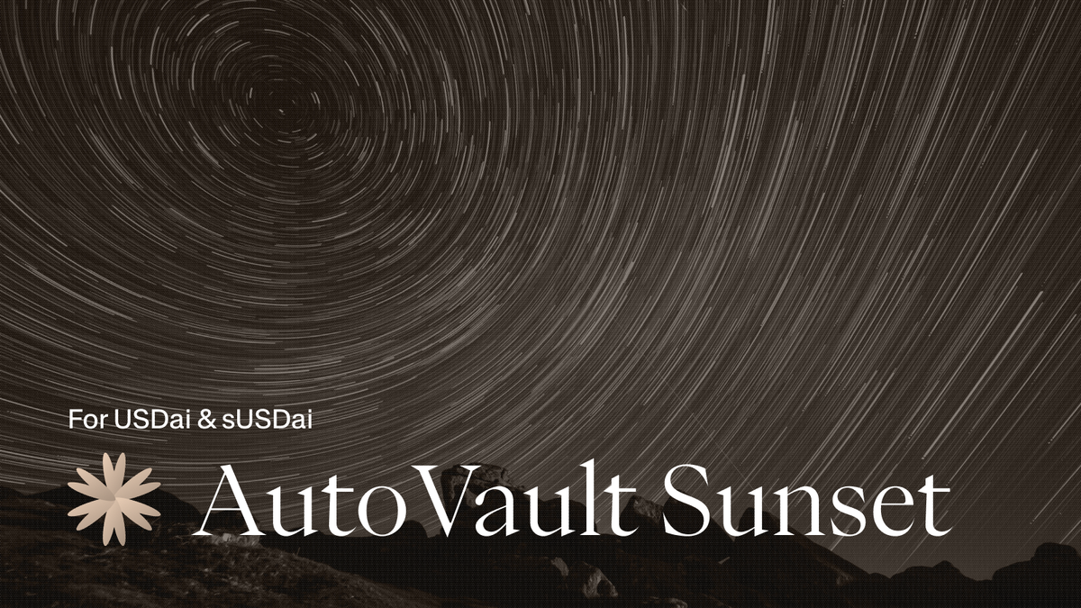 Sunsetting the Auto Strategy Vaults