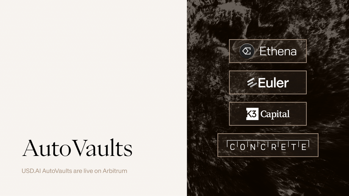 USD.AI Launches on Arbitrum, Rolls Out AutoVaults