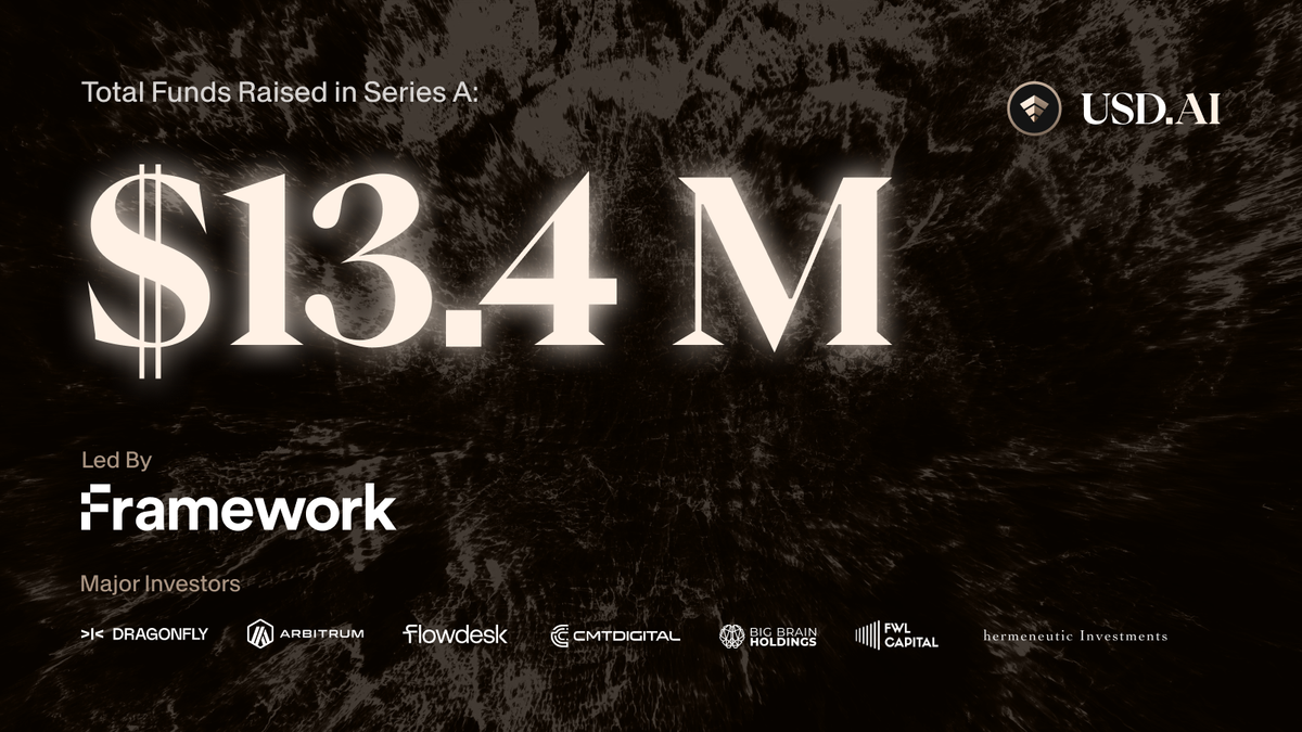 USD.AI Raises $13.4M to Scale AI Infrastructure