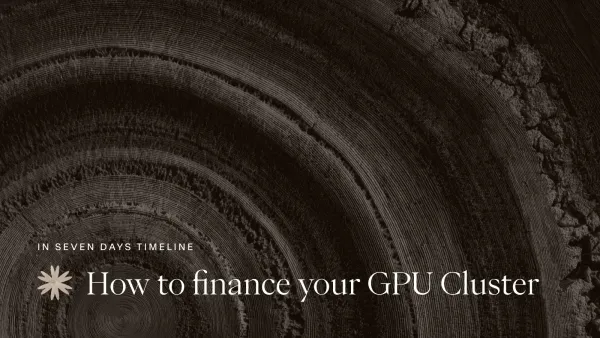7-Day GPU Financing with USD.AI