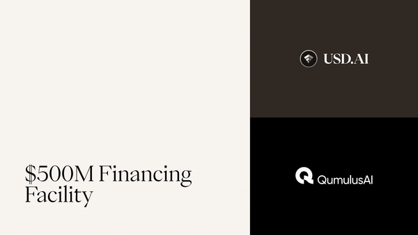 QumulusAI Secures $500M via USD.AI