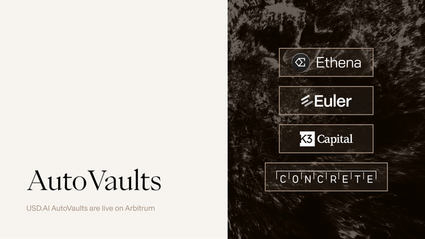 USD.AI Launches on Arbitrum, Rolls Out AutoVaults
